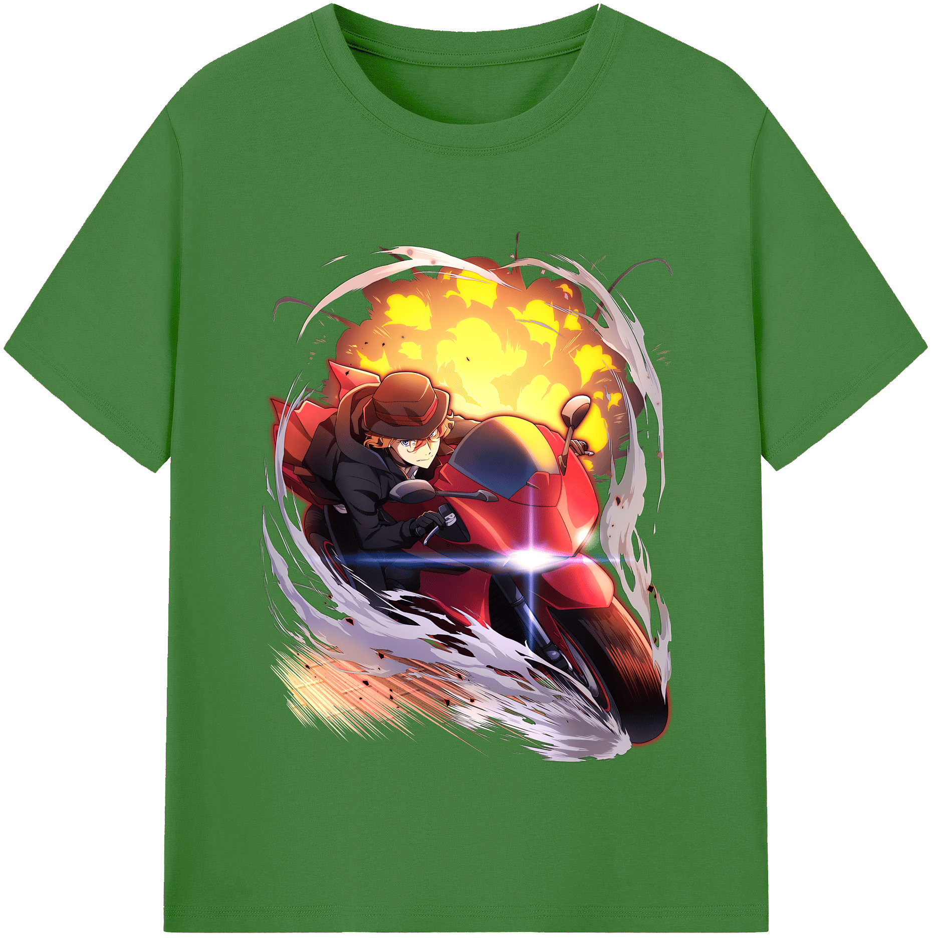 （画像用） 文豪ストレイドッグス Bungo Stray Dogs レディースカジュアルプリントTシャツ（綿100％）